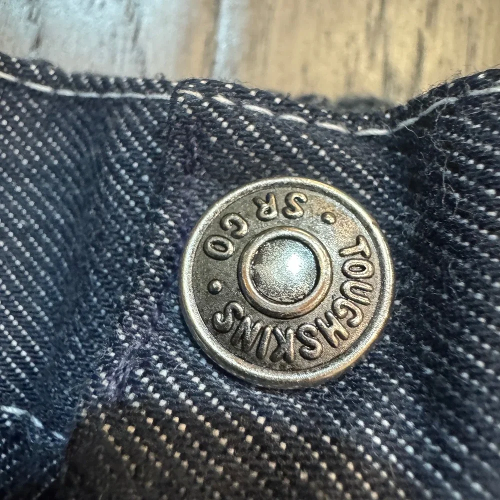 Vintage Sears Toughskins Jeans Size 4 Slim Dark Wash Denim‎ Flare Leg Kids